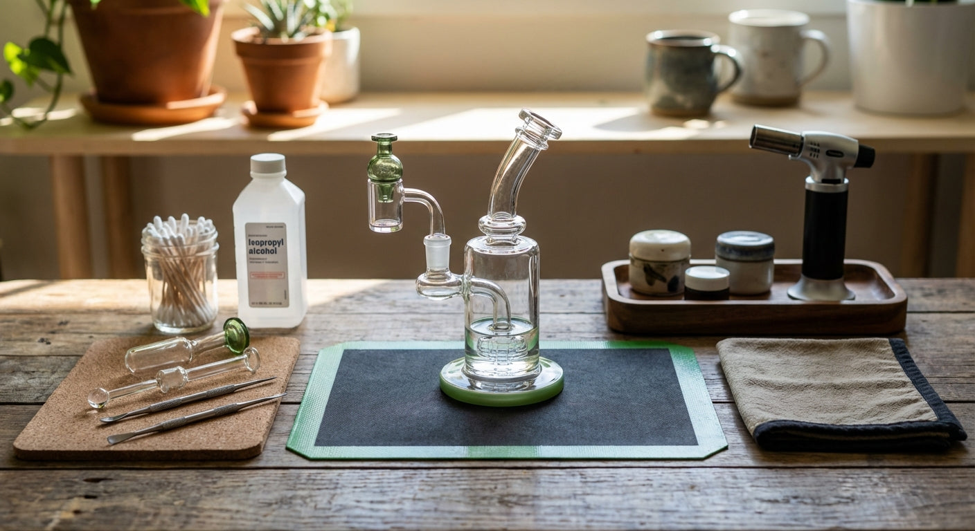 Dab Mat Materials Guide: Silicone, Cork, Glass - Oil Slick