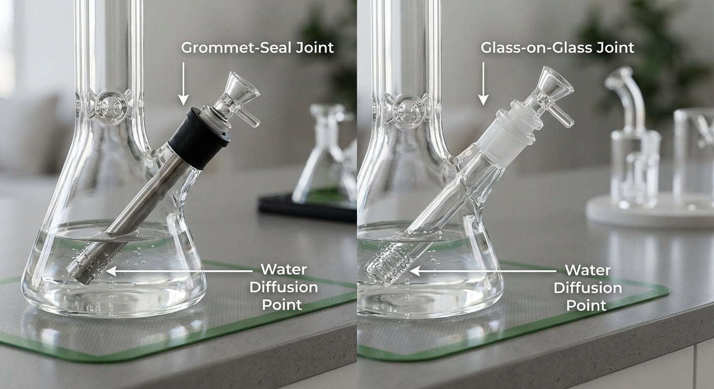Downstem Types & Percolators Explained 2026 - Oil Slick