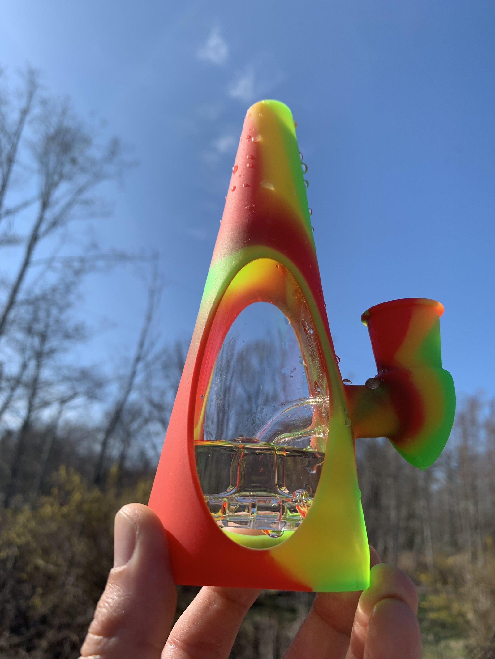 April  Silicone Rigs pipes and bongs.  Mt Baker & Chamber of Secrets