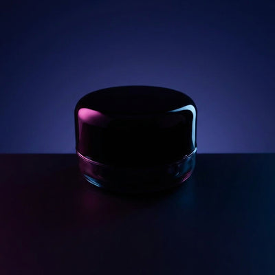 7ml UV Resistant Heavy Bottom Jar with Child Resistant Black Lids