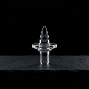 1.5″ QUARTZ TOWER CAP on dark slate surface - Oil Slick Pad