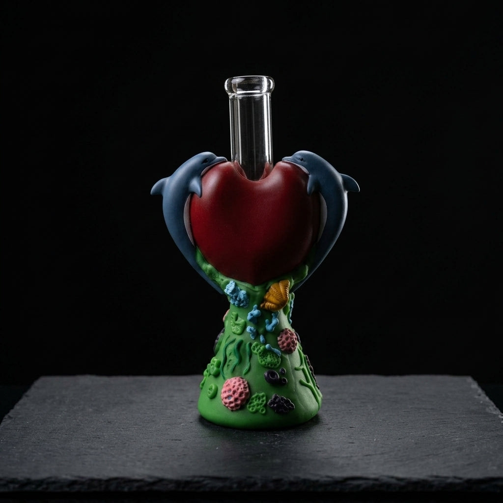 10.4" Dolphin water pipe