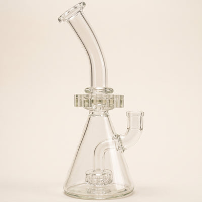 10" Bent Neck Fidget Gear Rig, light background