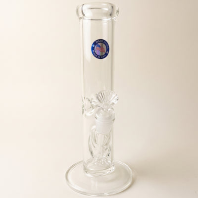 10″ Clear Straight – Made in USA, light background