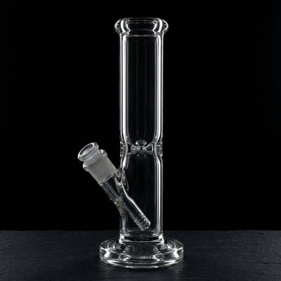 10" Encore Clear 9mm Straight (One Off) on dark slate surface - Oil Slick Pad