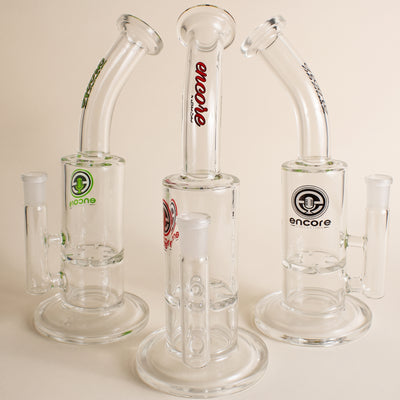 10" Encore Clear Bent Neck Turbine Rig (One Off), light background