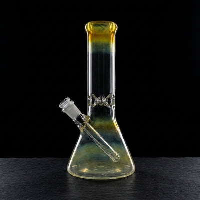 10'' Fume Beaker - Made in USA on dark slate surface - Oil Slick Pad