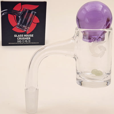 Glass House Crusher - 10mm Male 90° (One Off), light background