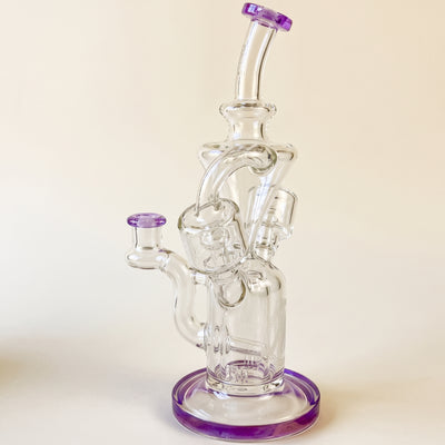 10" Monark Color Accent Dual Chamber Recycler, light background