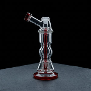10" Monark Seed of Life Incycler on dark slate surface - Oil Slick Pad