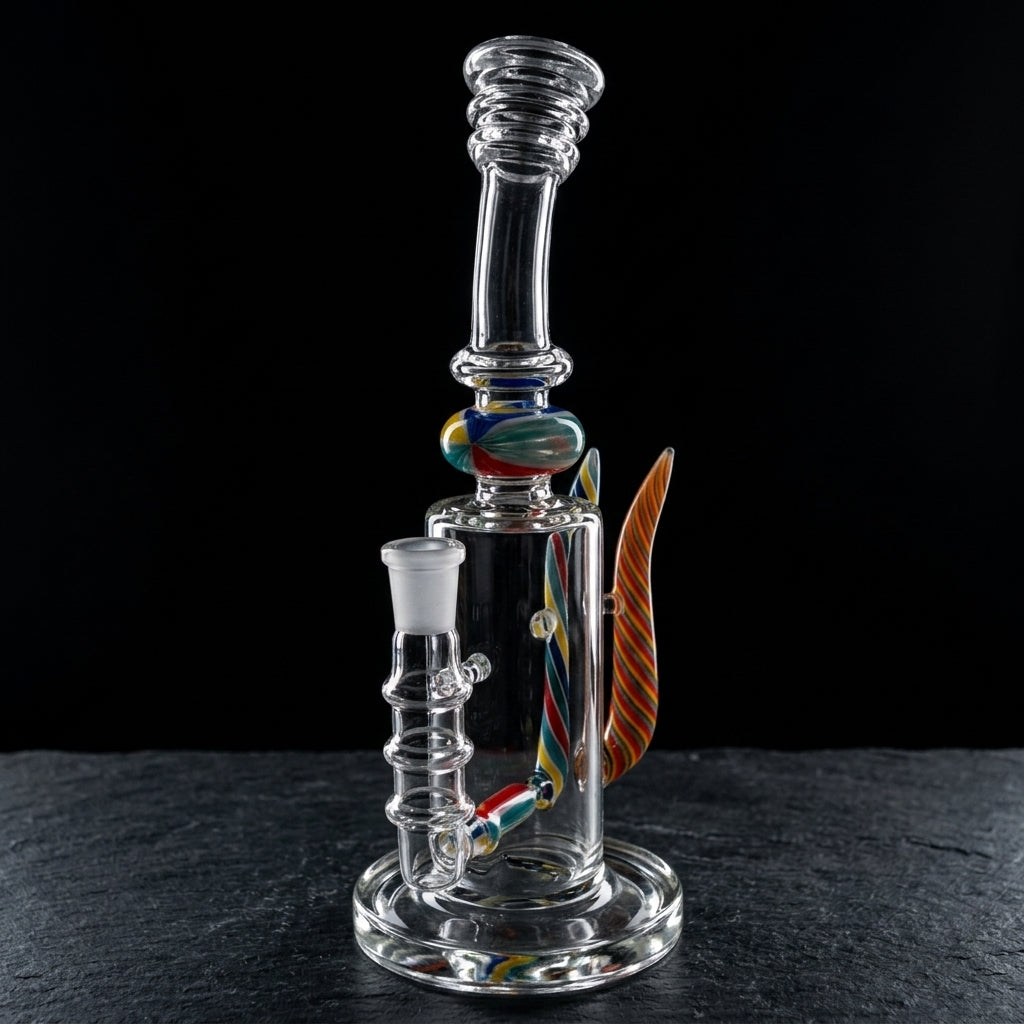 10 VAC STACK HORN INLINE RIG | Smoking Accessories | Oil Slick Pad