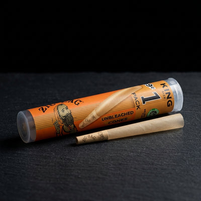 Zig Zag Paper Cones King – 1pk — Oil Slick editorial product photo