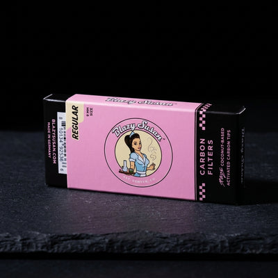 Blazy Susan Purize Filters, 10ct Box, Regular, Pink — Oil Slick editorial product photo
