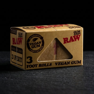 RAW Classic Vegan Gum Strip Rolls Sw 24bx — Oil Slick editorial product photo
