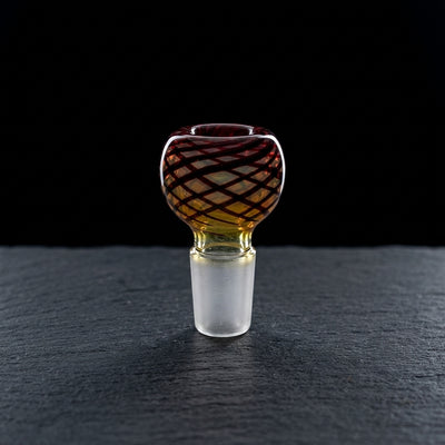 2" 18mm Fume w/ Color Glass Flower Bowl - main product photo