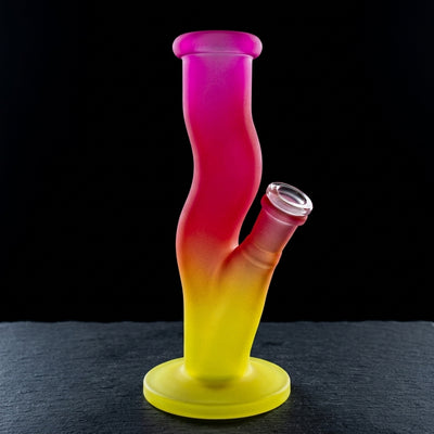 8" Gradient Color Zong Tube Bong - main product photo