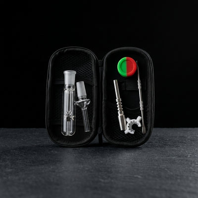 4" 14mm Nectar Collector Kit w/ Zipper Case - main product photo