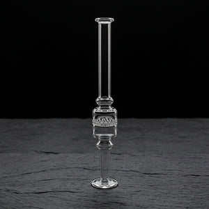 6.5" Clear One Piece Honeycomb Nectar Straw - main product photo