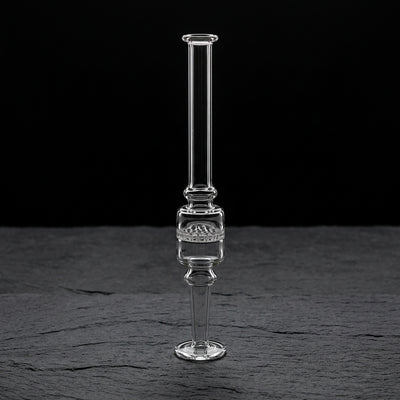 6.5" Clear One Piece Honeycomb Nectar Straw - main product photo