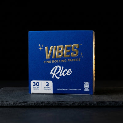 VIBES Rice Cones Box - King Size — Oil Slick editorial product photo