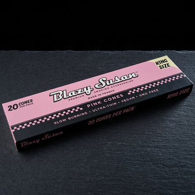 Blazy Susan Pink Cones - King Size 20Ct — Oil Slick editorial product photo