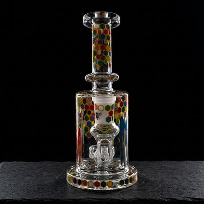 6" Rainbow Bee Decal Rig (one off) - main product photo