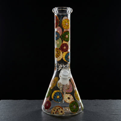 10" Donut Decal Beaker - main product photo