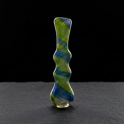 4" Color Swirl Flat Mouth Chillum - main product photo