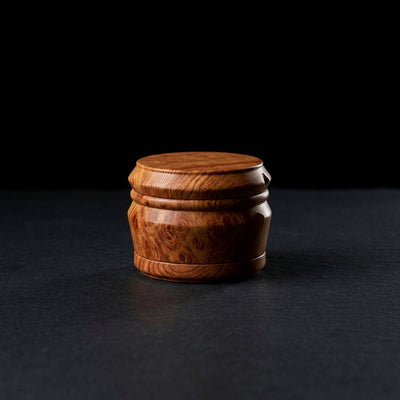 2.5" Notched Wood Grain Zinc Grinder - 1 - main product photo
