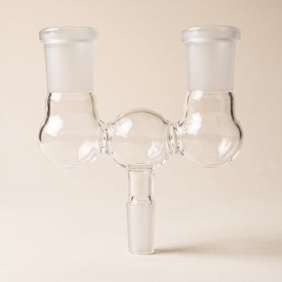 10mm Joint Transition to Double 14mm Joint, light background