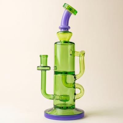 11" Double Chamber Solid Color Recycler, light background