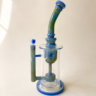 11" Monark Color Fume Taurus Bong, light background