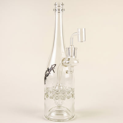 12'' Black Sheep 75mm Clear Ratchet Wine Bottle, light background