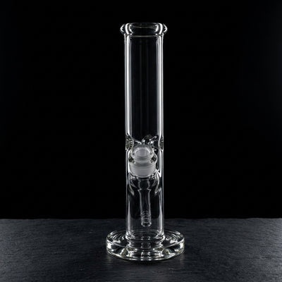 12" Encore Clear Elephant Joint Straight on dark slate surface - Oil Slick Pad