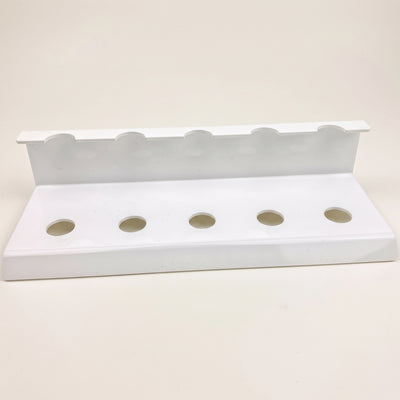 12" White Acrylic Hand Pipe Stand, light background