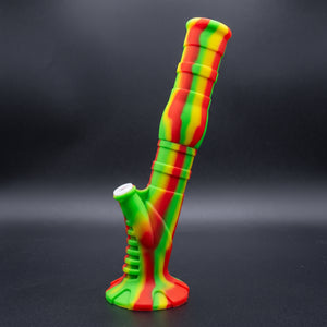 13" Silicone Bent Breakaway Straight Suction Bong
