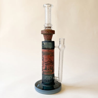 13" Tribal Sandblast Rig, light background
