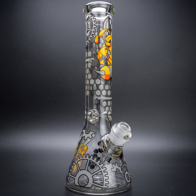 14" 7mm Hornet Decal Beaker