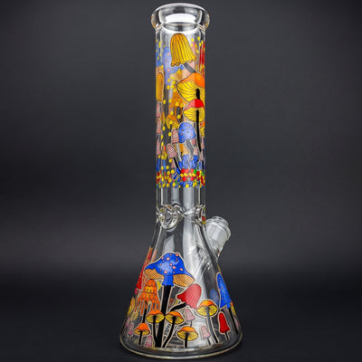 14" Mushroom Mix Decal Beaker