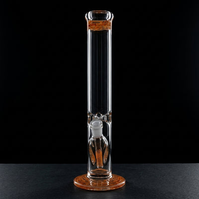 14'' Wrap and Rake Straight (one off) - Made in USA on dark slate surface - Oil Slick Pad