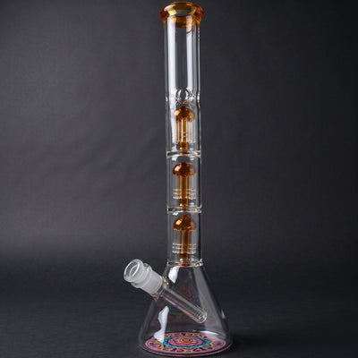 15" Decal Base Triple Tree Beaker