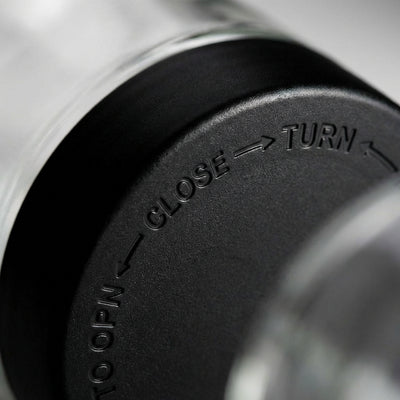 18oz Child-Resistant Glass Jars with Black Caps – 28 Grams (1 Ounce) Capacity, Airtight and Durable, 24-Pack – The Ultimate S