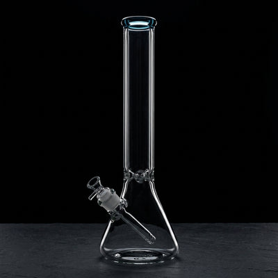 16" Color Lip 7MM Thick Beaker on dark slate surface - Oil Slick Pad