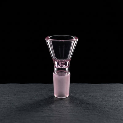 16'' Monark Color Accent Inline Double Uptake Recycler Straight w/ Matching Color Bowl on dark slate surface - Oil Slick Pad