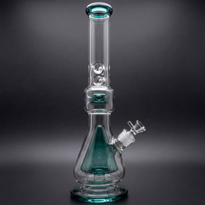 17" Color Accent Venetian Cone & Donut Perc Beaker