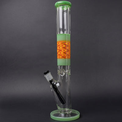17" Color Accent Wigwag Straight w/ Black Downstem