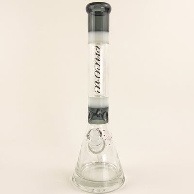 17" Encore 7mm Thick Two-Tone Constellation Thick Base Beaker (One Off), light background