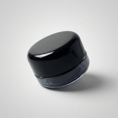 7ml UV Resistant Heavy Bottom Jar with Child Resistant Black Lids