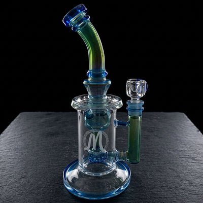 18" Monark World's Largest Functioning Incycler on dark slate surface - Oil Slick Pad