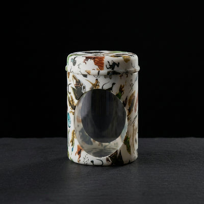 180ml flower jar on dark slate surface - Oil Slick Pad